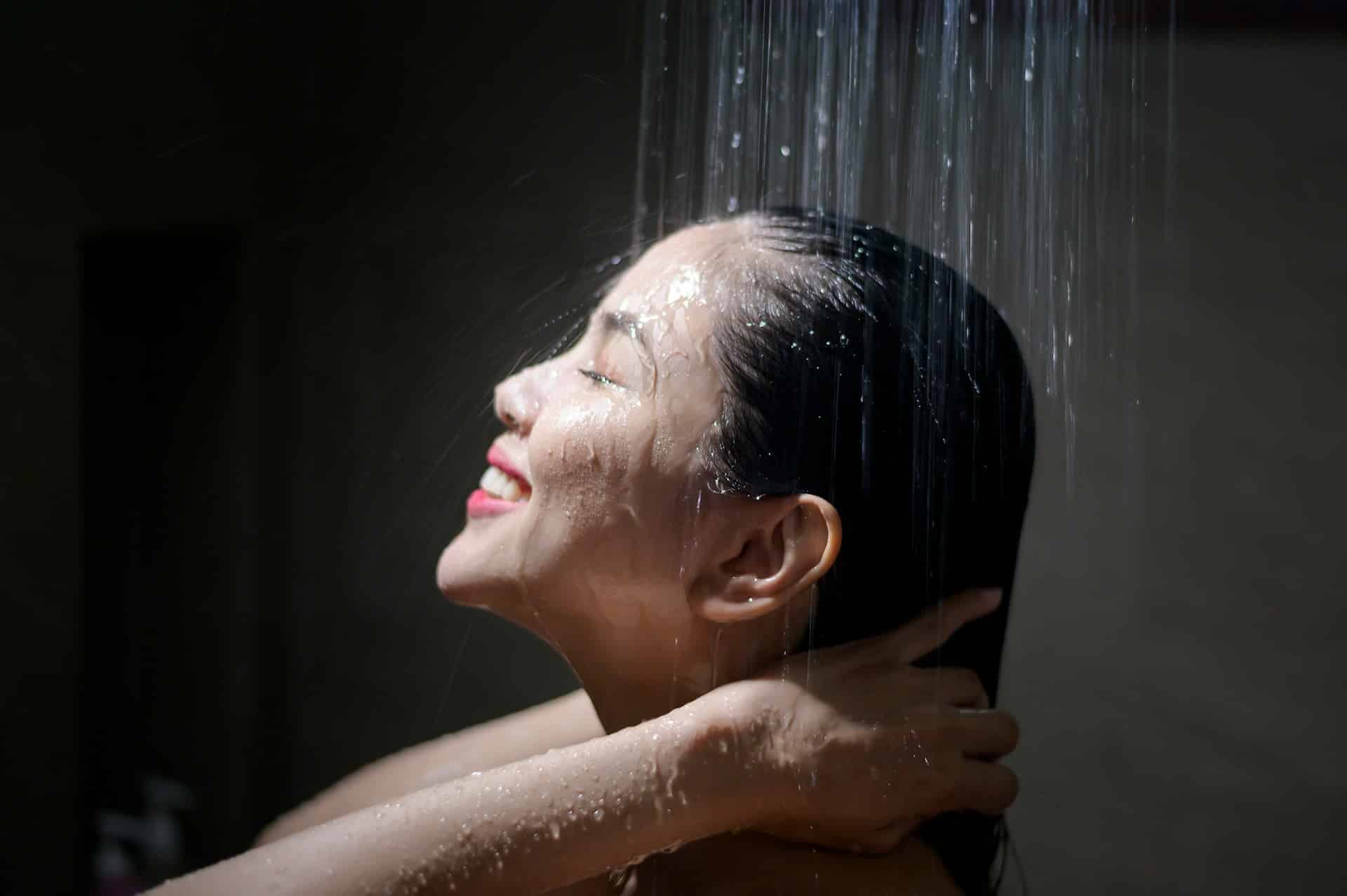 hot shower