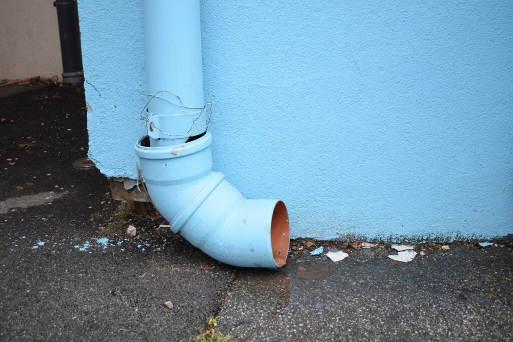 clogged pipe