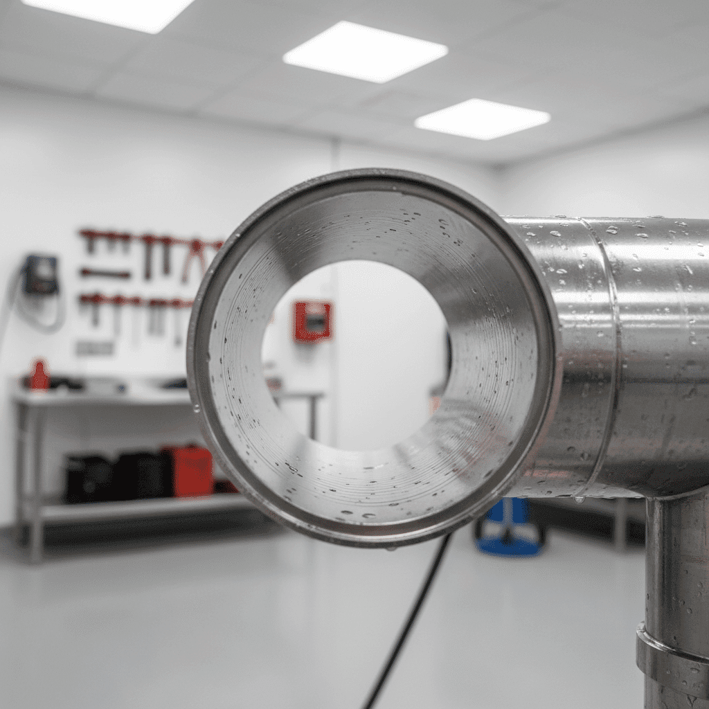 Clean drain pipe interior after professional hydro jetting service in Fort Myers