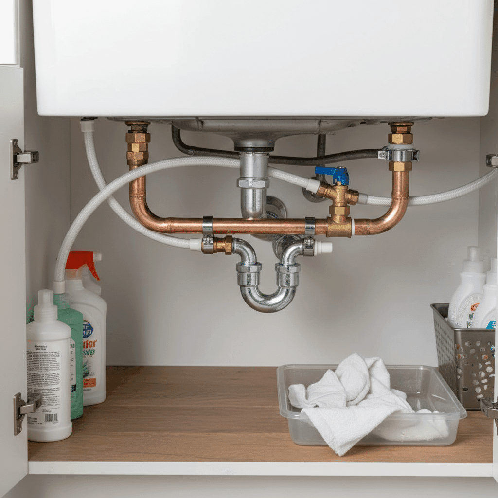 Completed emergency repair preventing further water damage