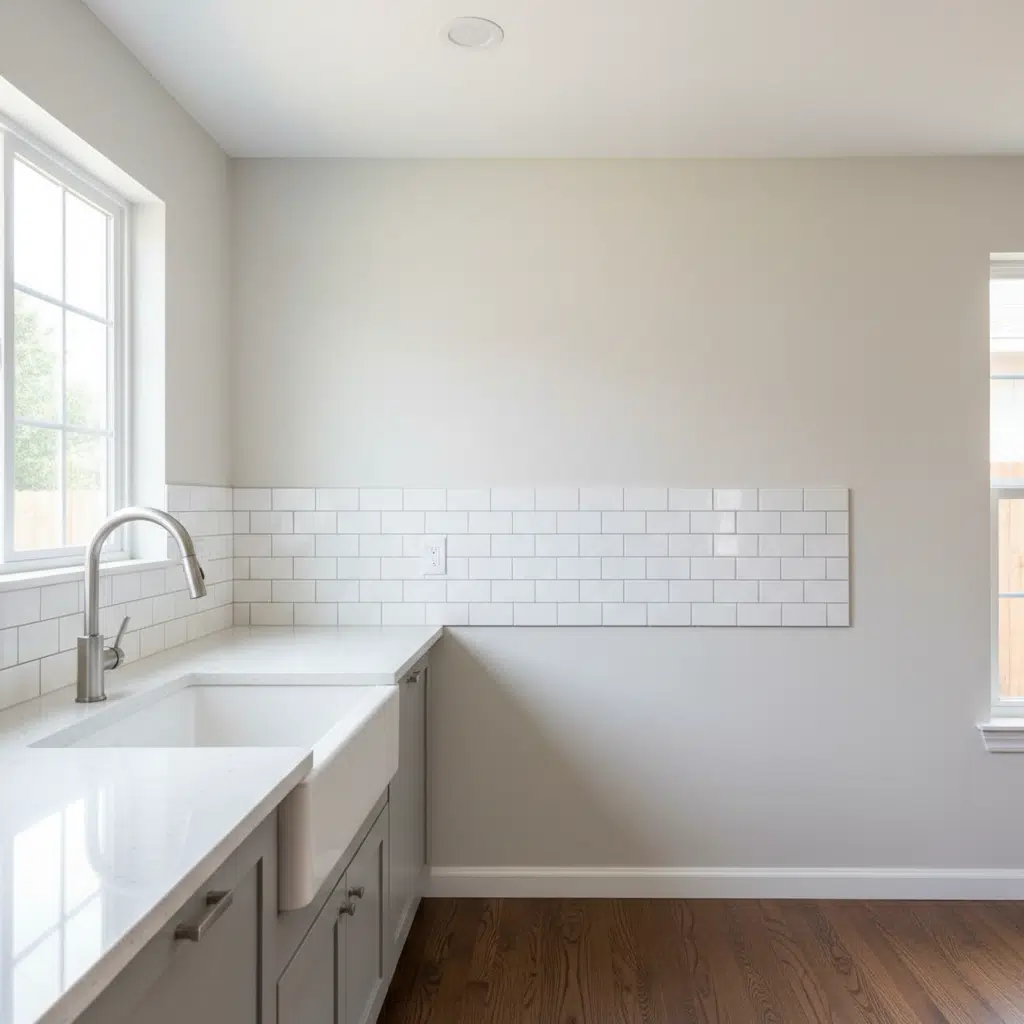 Damaged area restored after emergency plumbing repair