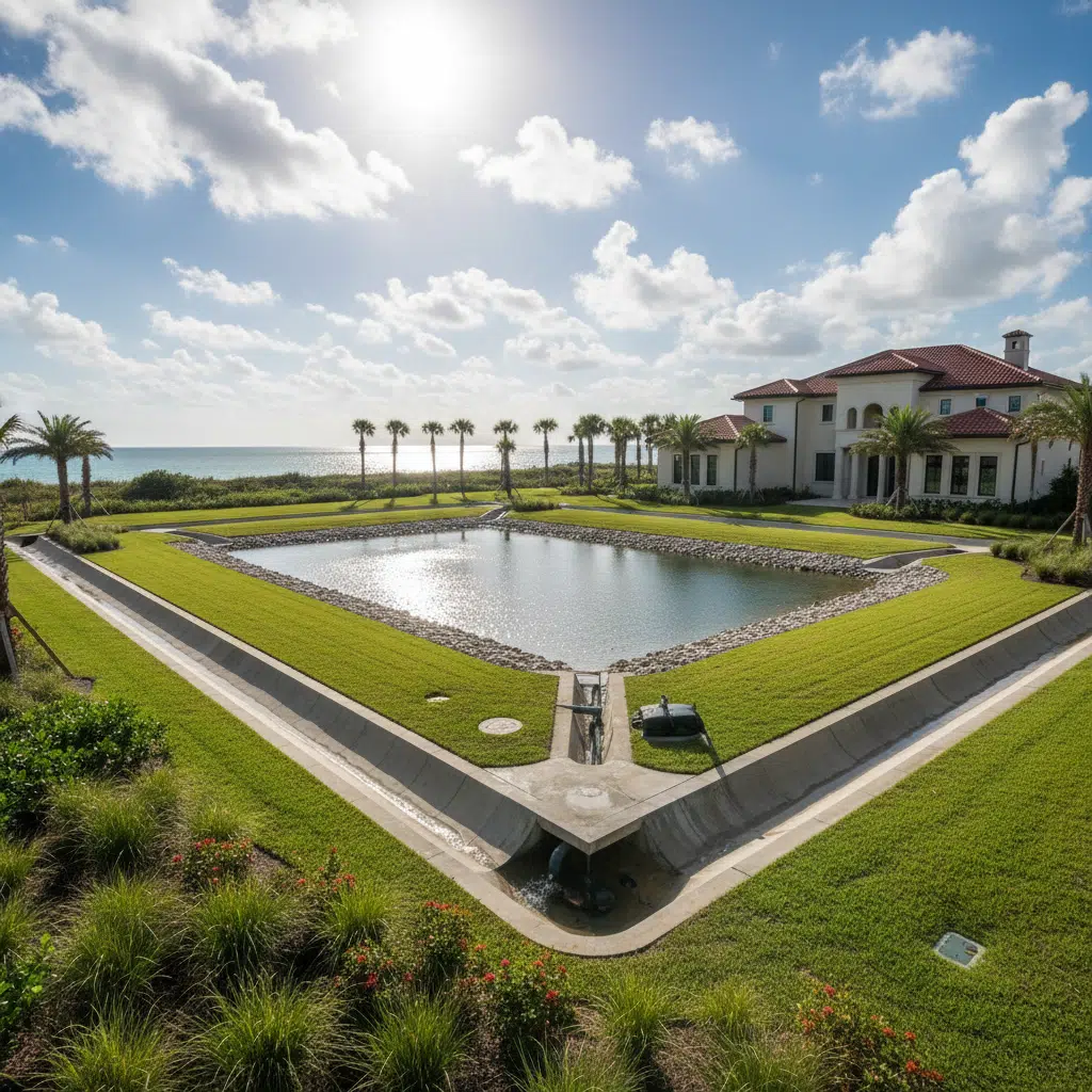 Effective storm water drainage protecting Fort Myers property