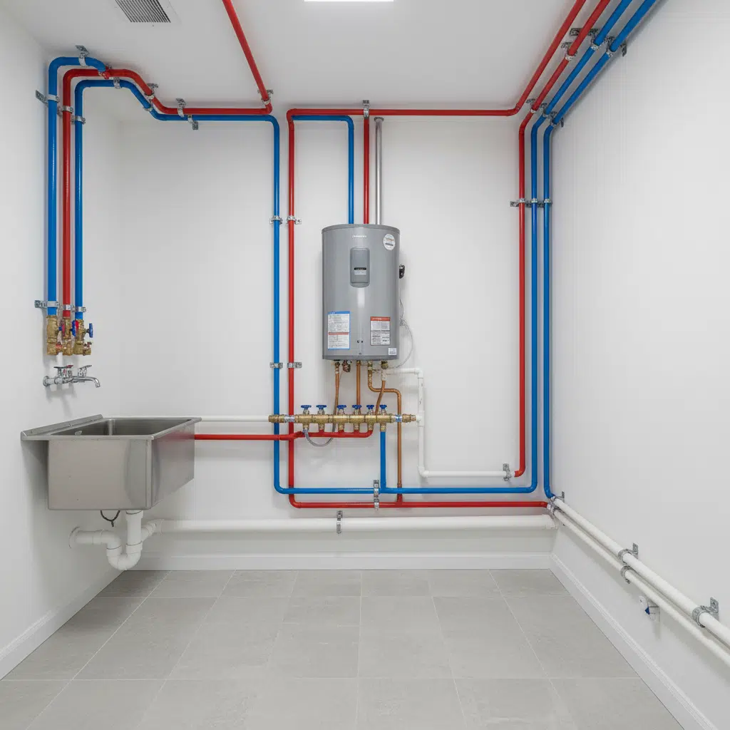 Modern plumbing system after complete repipe in Fort Myers