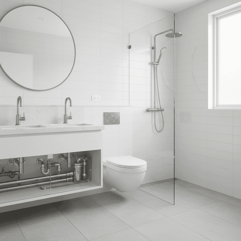 Updated Bathroom New Plumbing Fixtures in Fort Myers FL