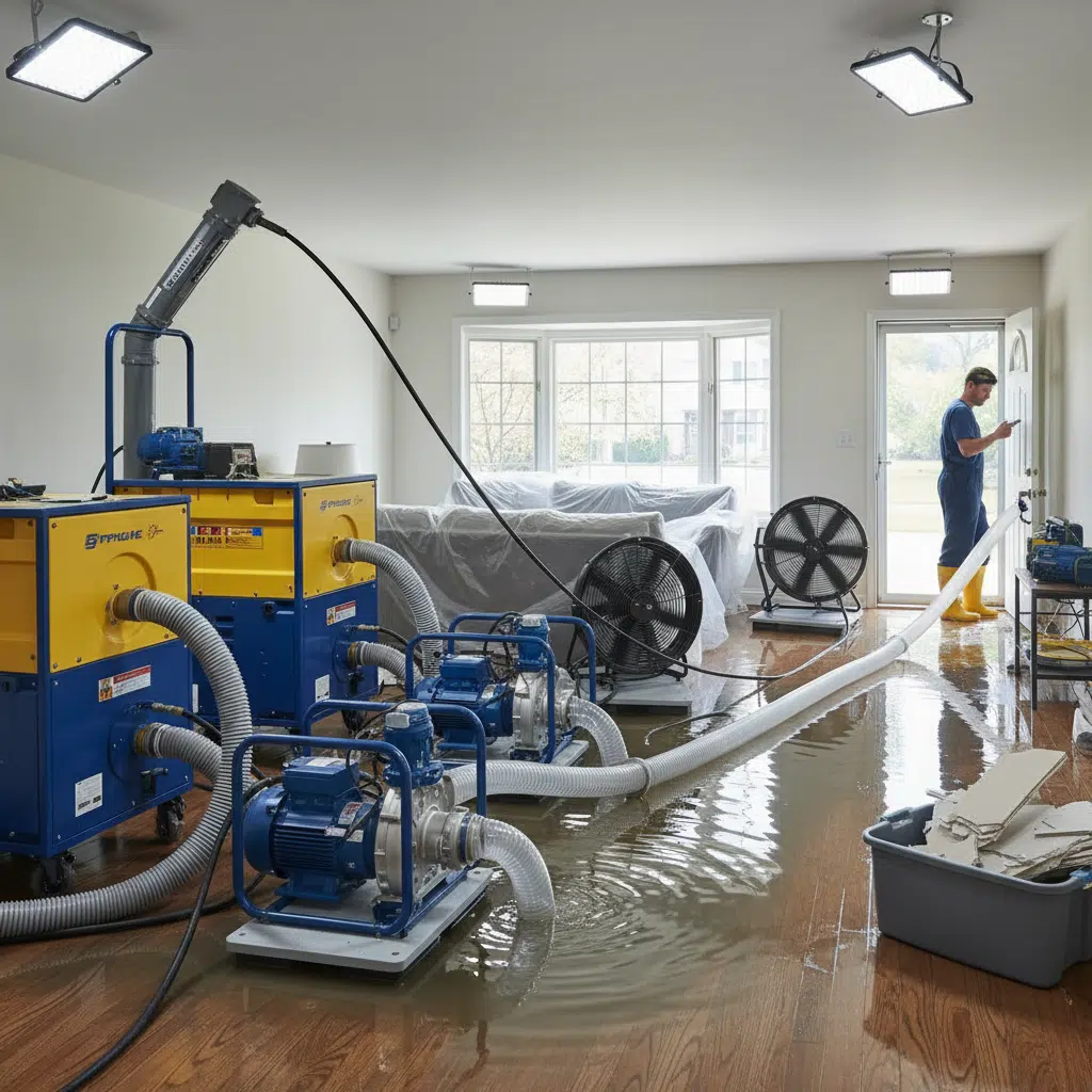 Water Extraction Equipment After Pipe Burst in Fort Myers FL