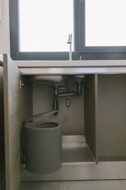 Under-sink reverse osmosis system installed in a Cape Coral kitchen