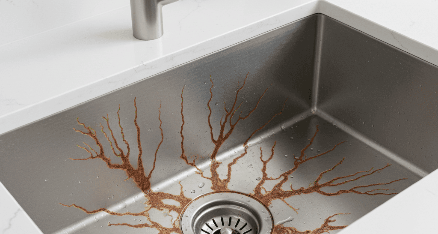 Unusual Rust Stains Kitchen Sink Disposal in Fort Myers FL