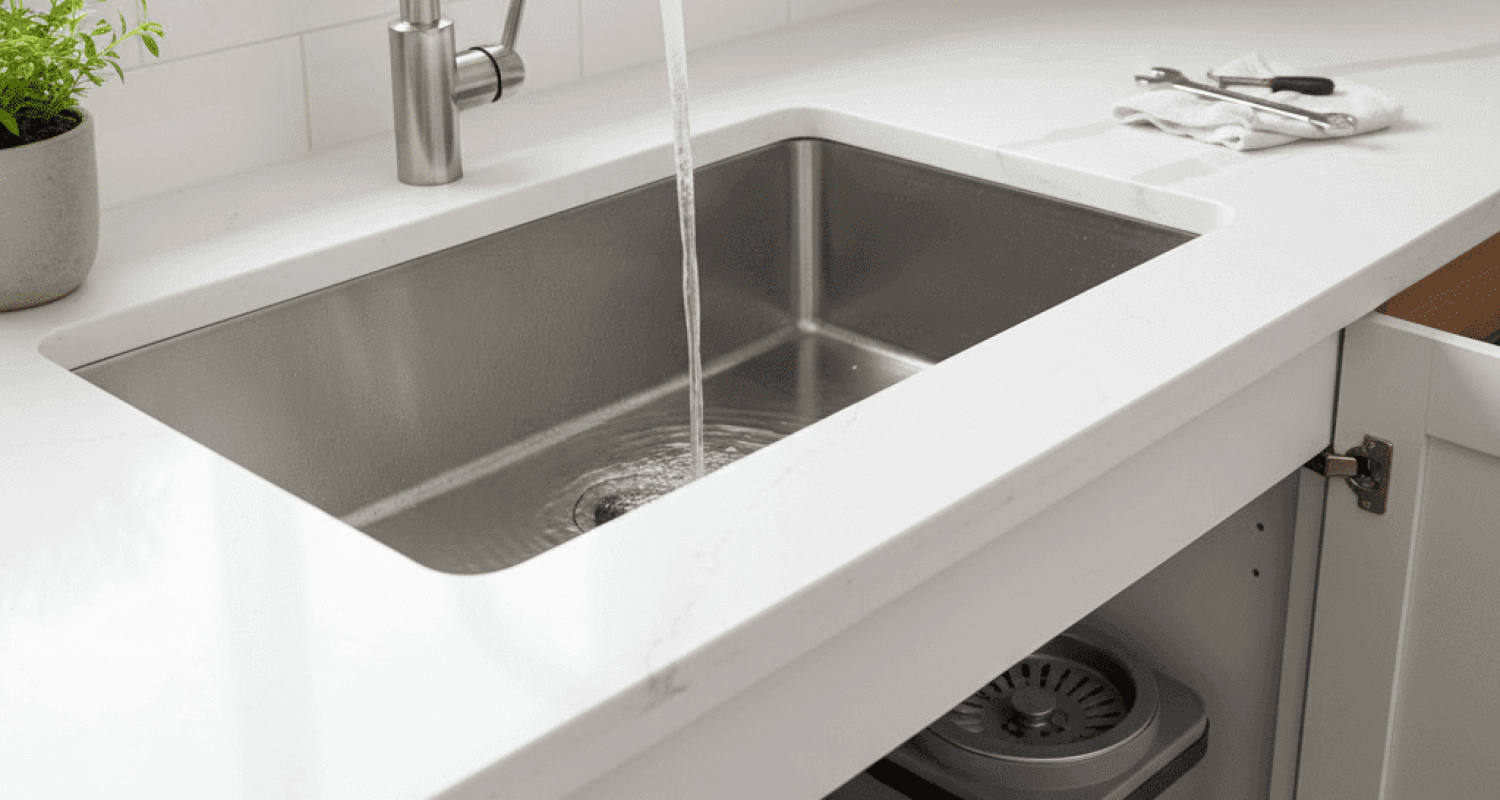 Working Kitchen Sink After Disposal Repair in Fort Myers FL